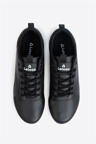 Letoon LTN4006 SoftFlex Hafif Taban Erkek Siyah Beyaz Sneaker