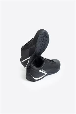 Letoon LTN4006 SoftFlex Hafif Taban Erkek Siyah Beyaz Sneaker