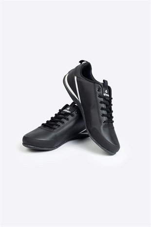 Letoon LTN4006 SoftFlex Hafif Taban Erkek Siyah Beyaz Sneaker