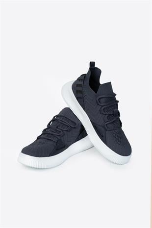 Letoon Mix Erkek Antrasit Spor Ayakkabı Sneaker