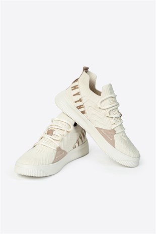 Letoon Mix Erkek Bej Spor Ayakkabı Sneaker