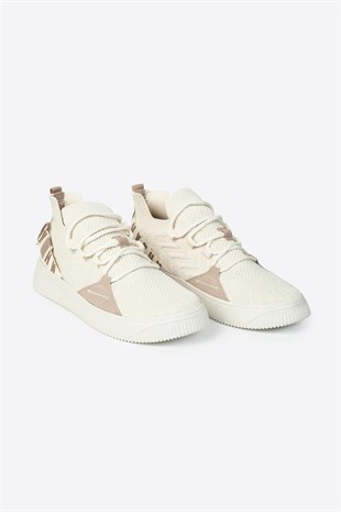 Letoon Mix Erkek Bej Spor Ayakkabı Sneaker