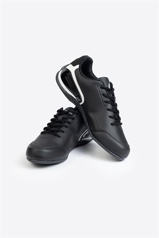 Letoon MotionTrack Erkek Siyah Beyaz Sneaker 