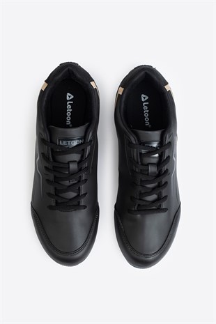 Letoon MotionTrack Erkek Siyah Sneaker