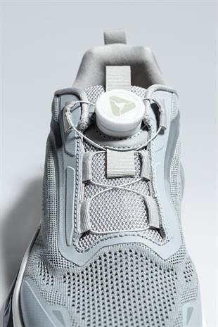 Letoon MOVE-11 Nefes Alabilen File Yapı, Hafif EVA Taban, Bağcıklı Gri Günlük Ayakkabı 