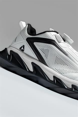 Letoon MOVE-11 Nefes Alabilen File Yapı, Hafif EVA Taban, Bağcıklı Beyaz Günlük Ayakkabı 