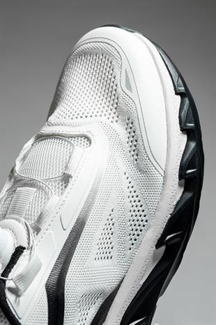 Letoon MOVE-11 Nefes Alabilen File Yapı, Hafif EVA Taban, Bağcıklı Beyaz Günlük Ayakkabı 