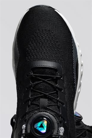 Letoon Move-18 Siyah Renk Havalı Tabanlı Spor Ayakkabı