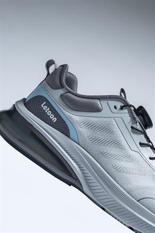 Letoon Move-7 AirFlex Rahat, Hafif ve Nefes Alabilen Günlük Gri Ayakkabı 