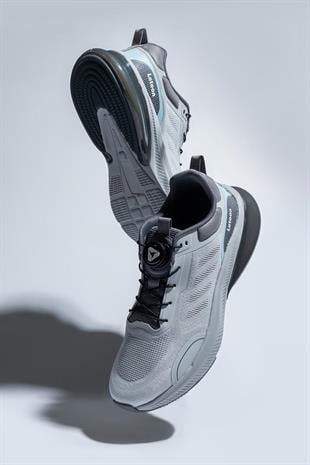 Letoon Move-7 AirFlex Rahat, Hafif ve Nefes Alabilen Günlük Gri Ayakkabı 