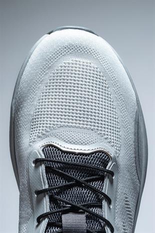 Letoon Move-7 AirFlex Rahat, Hafif ve Nefes Alabilen Günlük Gri Ayakkabı 