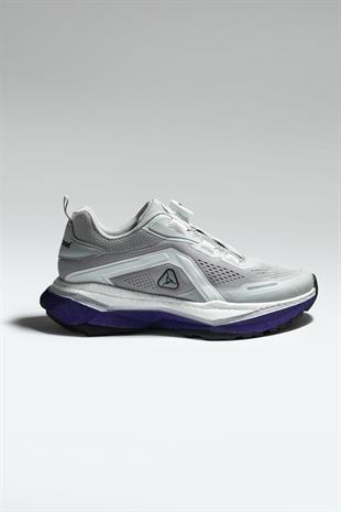 Letoon MOVE-9 File Saya, Konforlu Taban, Gri Günlük ve Aktif Kullanım İçin Sneaker 