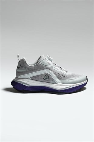 Letoon MOVE-9 File Saya, Konforlu Taban, Gri Günlük ve Aktif Kullanım İçin Sneaker 