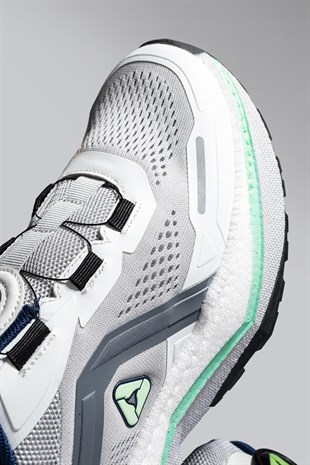 Letoon MOVE-9 File Saya, Konforlu Taban, Beyaz Gri Günlük ve Aktif Kullanım İçin Sneaker 