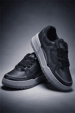 Letoon MOVE-EOPAIA Kalın Tabanlı Retro Tasarım Bağcıklı Günlük Sneaker Spor Ayakkabı SİYAHLetoon MOVE-EOPAIA Kalın Tabanlı Retro Tasarım Bağcıklı Günlük Sneaker Spor Ayakkabı SİYAH