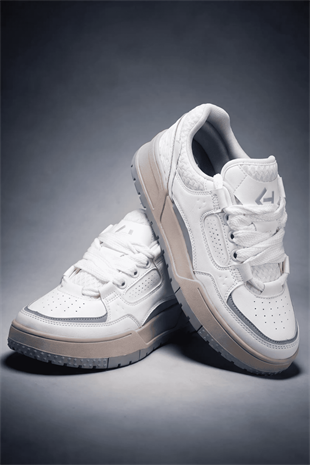 Letoon MOVE-EOPAIA Kalın Tabanlı Retro Tasarım Bağcıklı Günlük Sneaker Spor Ayakkabı BEYAZ GRİLetoon MOVE-EOPAIA Kalın Tabanlı Retro Tasarım Bağcıklı Günlük Sneaker Spor Ayakkabı BEYAZ GRİ