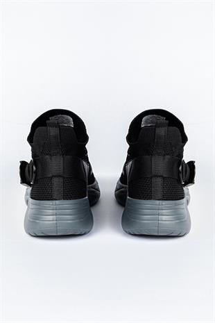 Letoon Ritim Unisex Füme Siyah Sneaker Ayakkabı