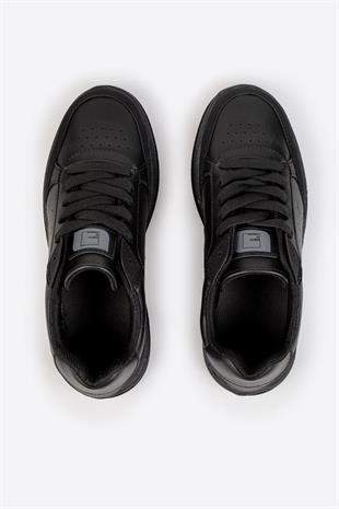 Letoon Siyah Füme Kadın Günlük Ayakkabı 