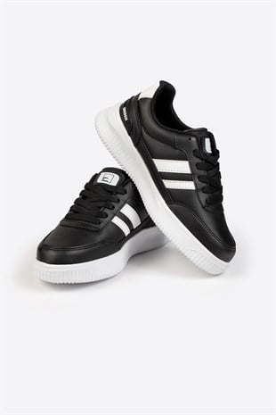 Letoon Street Style Günlük Siyah Sneaker 