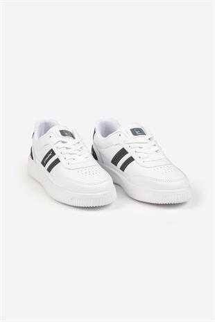 Letoon Street Style Beyaz Gri Günlük Sneaker 