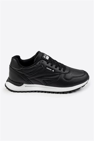 Letoon Tornado Erkek Premium Siyah Beyaz Sneaker 