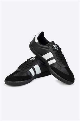 Letoon Zumba Siyah Beyaz Günlük Rahat Spor Ayakkabı 