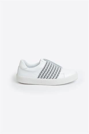 LTN-HY02 Erkek Deri Ayakkabı  BEYAZ