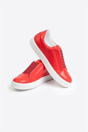 LTN-HY02 Erkek Deri Ayakkabı  KIRMIZI