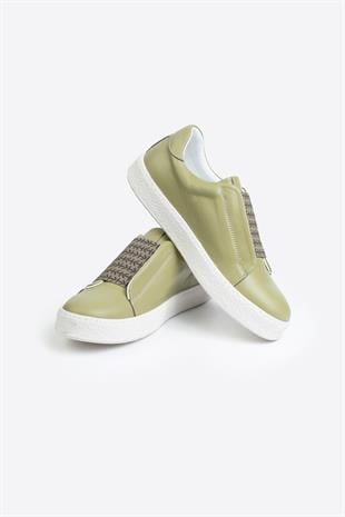 LTN-HY02 Erkek Deri Ayakkabı  HAKİ