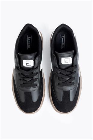 SARRE KADIN SPOR AYAKKABI SİYAH BEYAZ