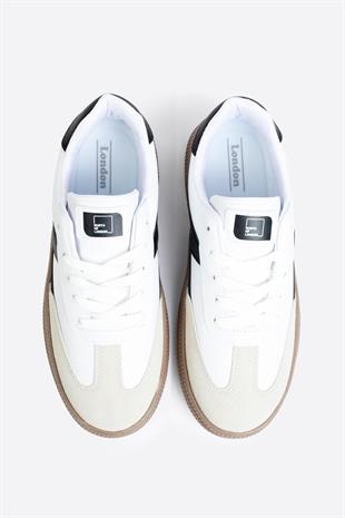 SARRE KADIN SPOR AYAKKABI BEYAZ GRİ