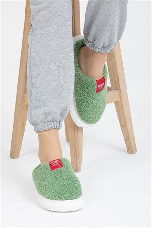Letoon Comfort Kadın Yeşil Ev Terliği
