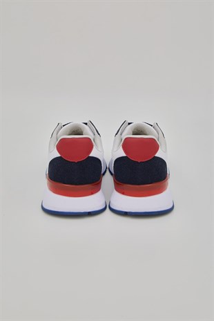 Erkek Günlük Rahat Spor Ayakkabı BEYAZ MAVİ