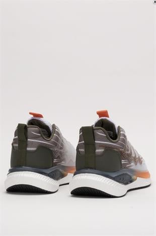 Erkek Renk Bloklu Baskılı Spor Ayakkabı