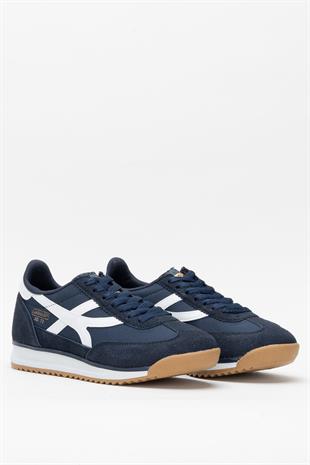 Kadın Lacivert Denye Kumaş Günlük Spor Ayakkabı 