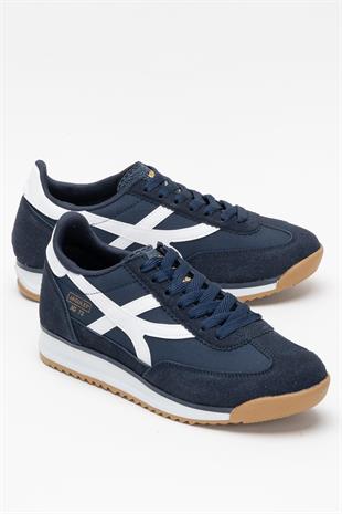 Kadın Lacivert Denye Kumaş Günlük Spor Ayakkabı 