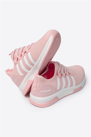 Letoon 2104 Pudra Renk Kadın Spor Ayakkabı