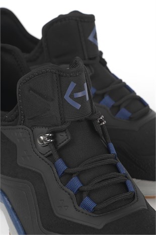 Letoon  BOOT-01 Erkek Outdoor Kalın Tabanlı Bağcıklı Günlük Spor Bot SİYAH