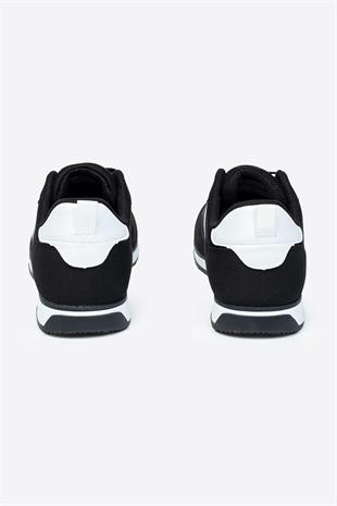 Letoon Cello Erkek Siyah Beyaz Renk Spor Ayakkabı 