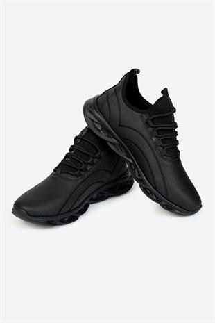 Letoon Ltn101 Erkek Siyah Renk Spor Ayakkabı 
