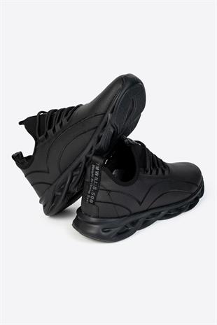 Letoon Ltn101 Erkek Siyah Renk Spor Ayakkabı 