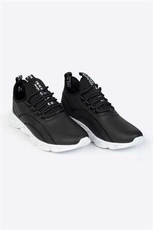 Letoon LTN101 Erkek Siyah Beyaz Renk Spor Ayakkabı 