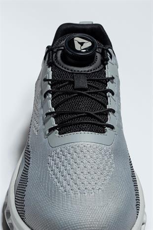 Letoon Move-18 Gri Renk Havalı Tabanlı Spor Ayakkabı