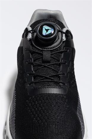 Letoon Move-18 Siyah Renk Havalı Tabanlı Spor Ayakkabı