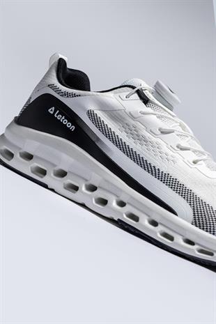 Letoon Move-18 Beyaz Renk Havalı Tabanlı Spor Ayakkabı 