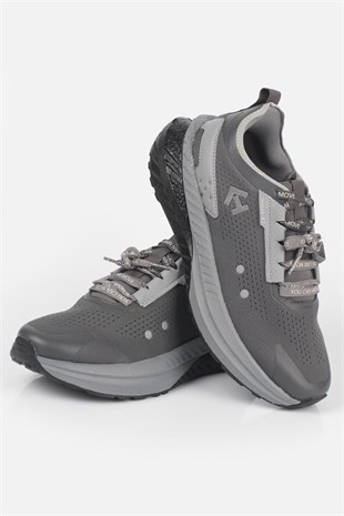 Letoon  MOVE-41 Unisex Yüksek Tabanlı Sneaker FÜME