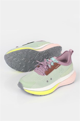 Letoon  MOVE-41 Unisex Yüksek Tabanlı Sneaker MİNT YEŞİLİ