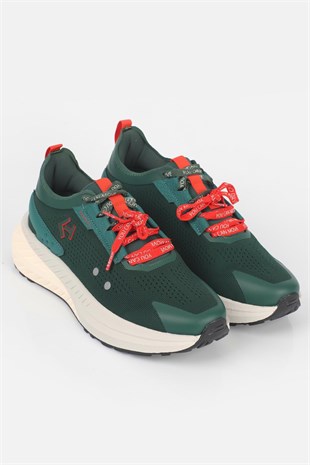 Letoon  MOVE-41 Unisex Yüksek Tabanlı Sneaker YEŞİL