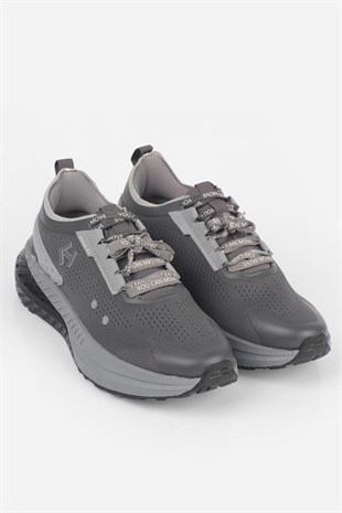 Letoon  MOVE-41 Unisex Yüksek Tabanlı Sneaker FÜME