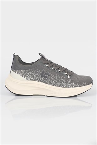 Letoon MOVE-50 Unisex Yüksek Tabanlı Örgü Dokulu Günlük Sneaker Spor Ayakkab FÜME